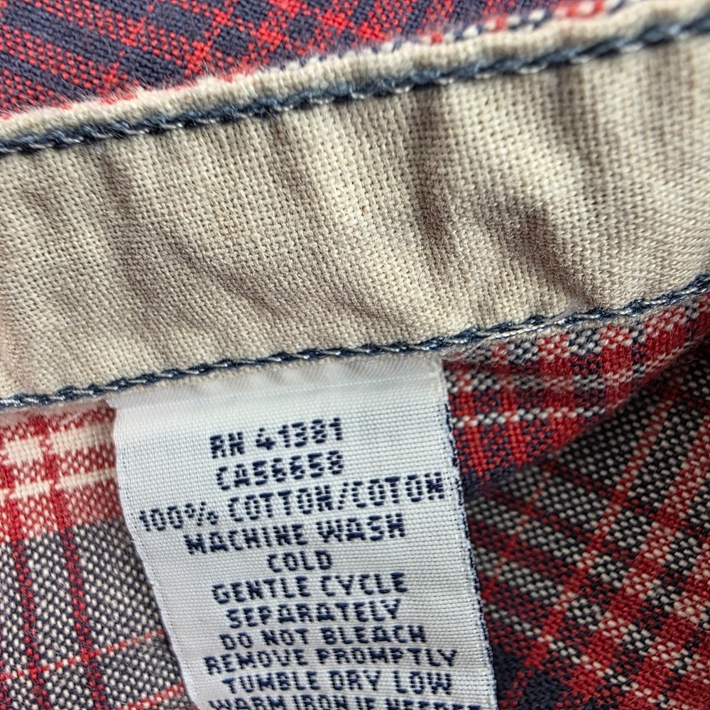 Polo Ralph Lauren US Naval Reserve Flannel Shirt Plaid Mens L - Picture 4 of 9